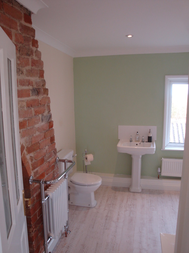 Photo of a rustic bathroom in Cambridgeshire.