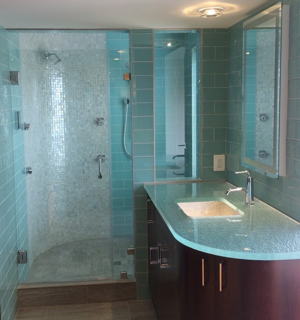 Bathroom Remodel (contemporary) Annapolis, MD Modern Badezimmer