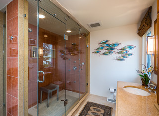 75 Asiatische Badezimmer Mit Roten Fliesen Ideen Bilder Dezember Houzz De