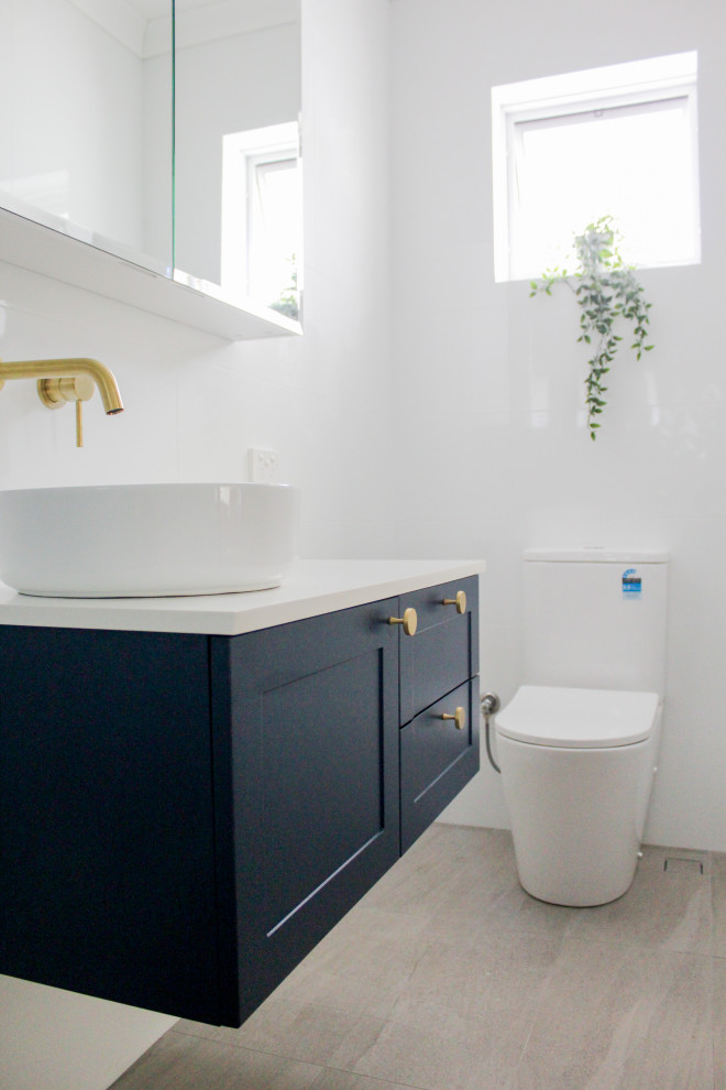 Bathroom Renovation Dianella Iblue Contemporary Bathroom Perth By On The Ball Bathrooms Houzz