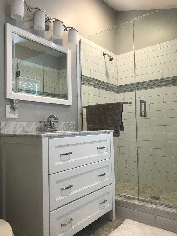 Bathroom Renovation-Peabody, Ma - Transitional - Bathroom - Providence ...