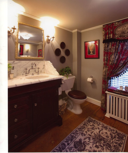 Bathroom 浴室 ニューヨーク Sharon McCormick Design Houzz (ハウズ)