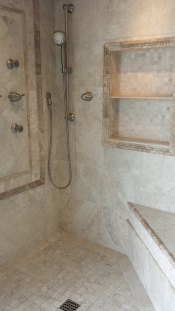 Bathroom Shower Tile Work - Contemporain - Salle de Bain - Atlanta ...
