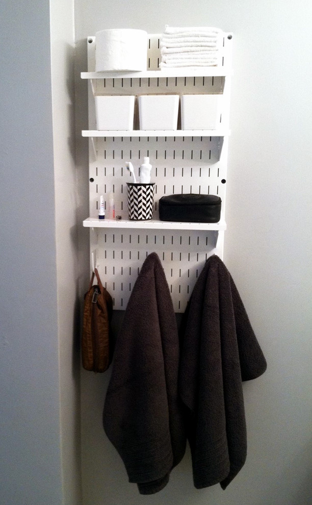 Bathroom Storage & Organization Ideas with Pegboard - Modern - Bathroom ...
