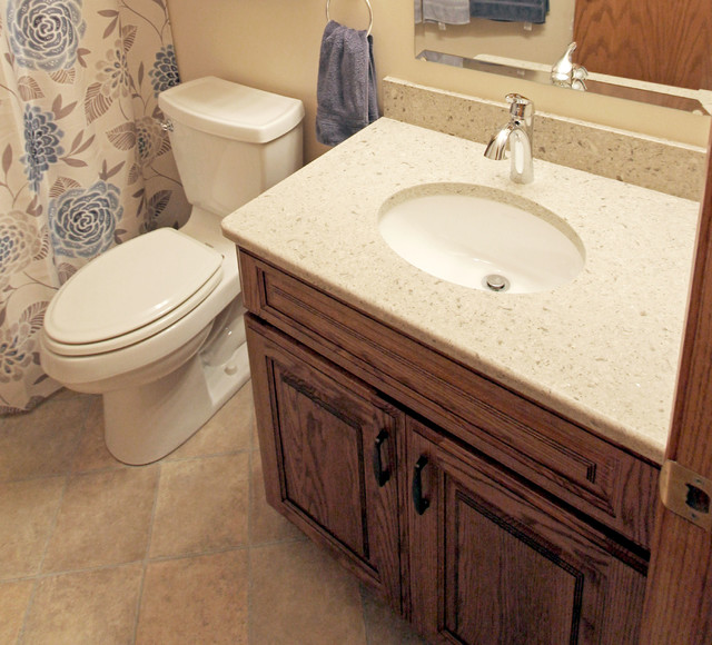Bathroom Update with Medallion Rushmore Vanity and Cambria Quartz