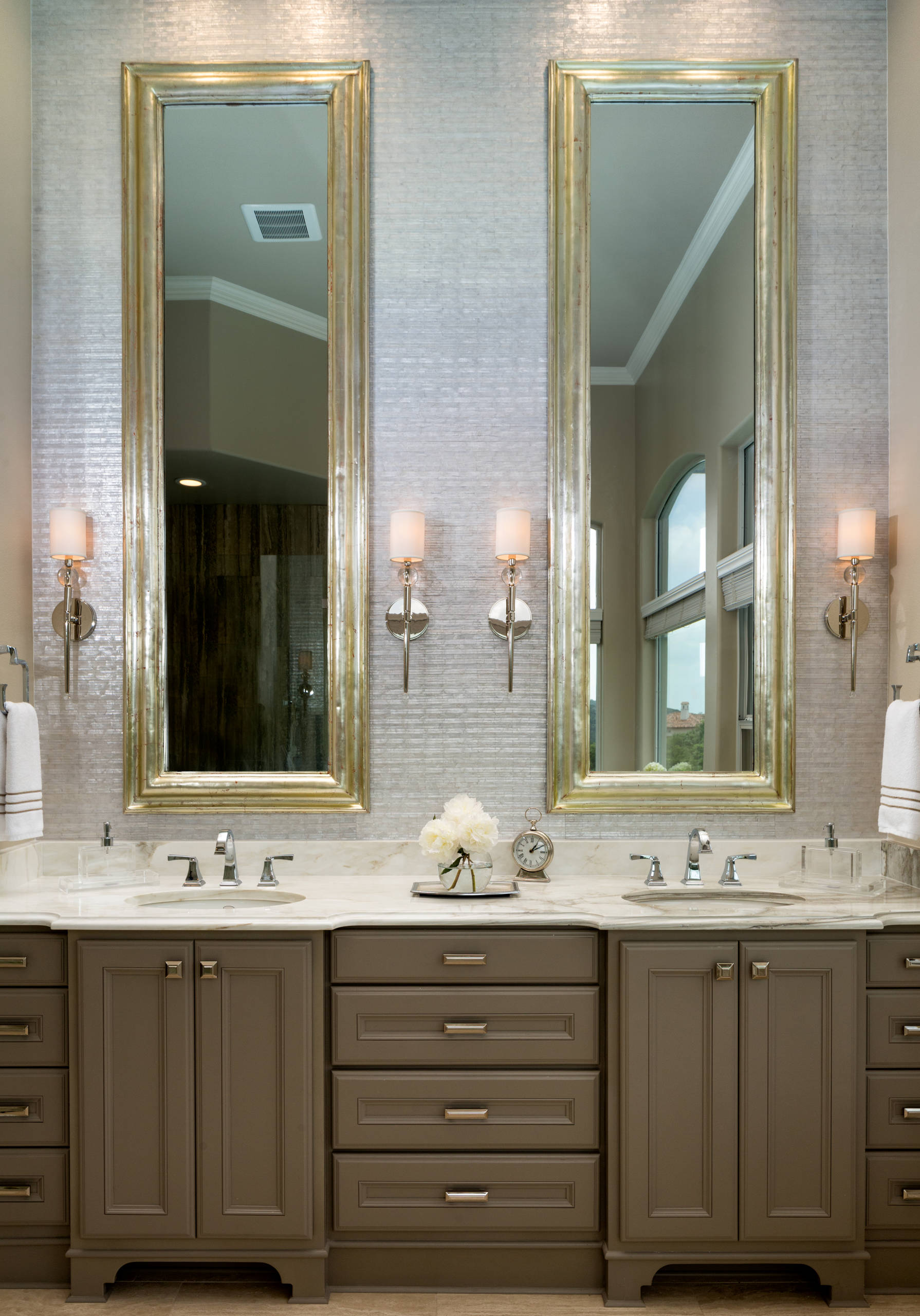 Tall Bathroom Mirror Houzz, Tall Bathroom Vanity With Mirror