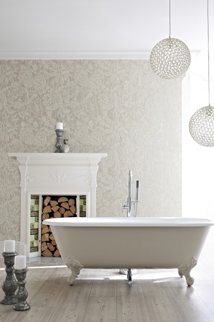 Bathroom wallpaper ideas - Contemporary - Bathroom - Sussex - by ...