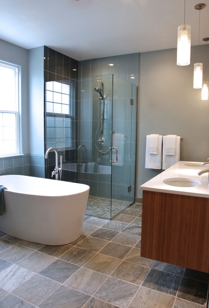 Bathrooms Contemporary Bathroom San Francisco by AT&S Artistic