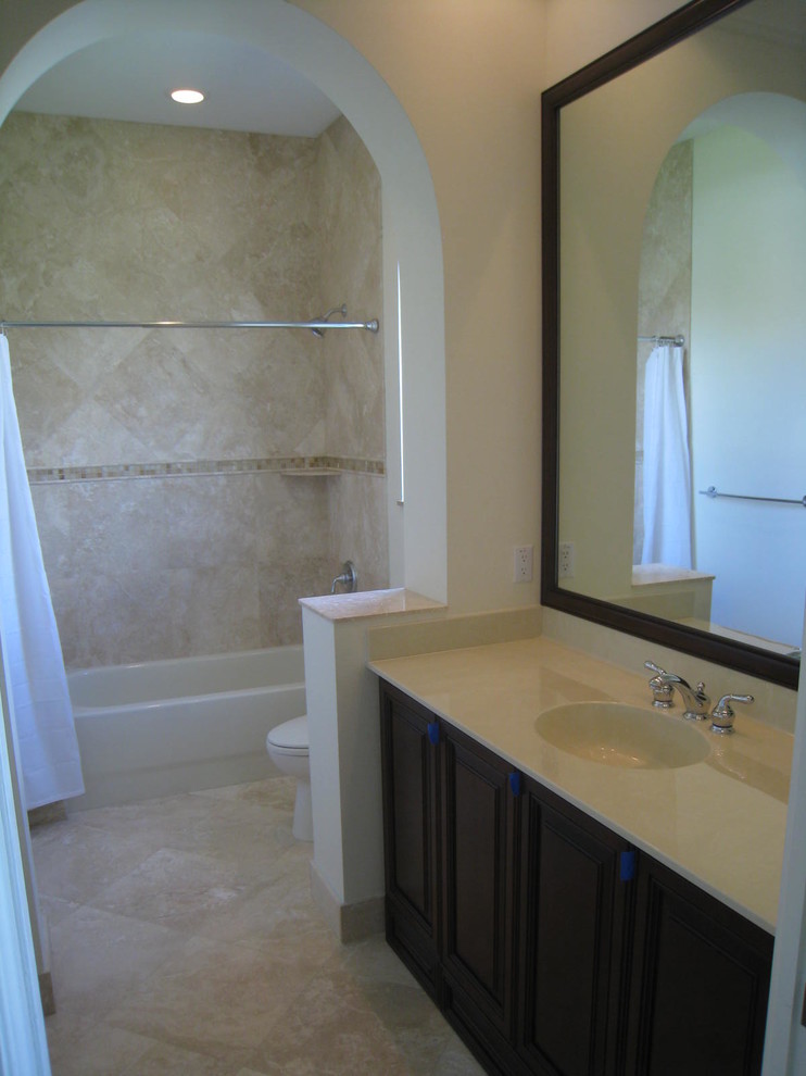 Elegant bathroom photo in Miami
