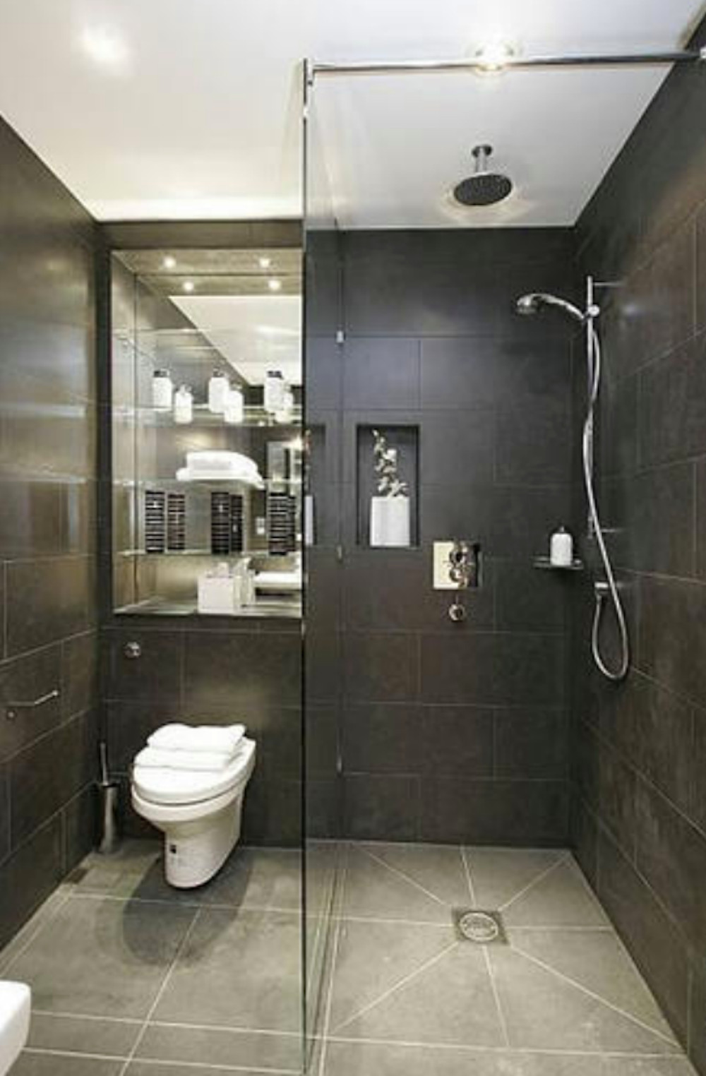Туалет совмещенный с душем
