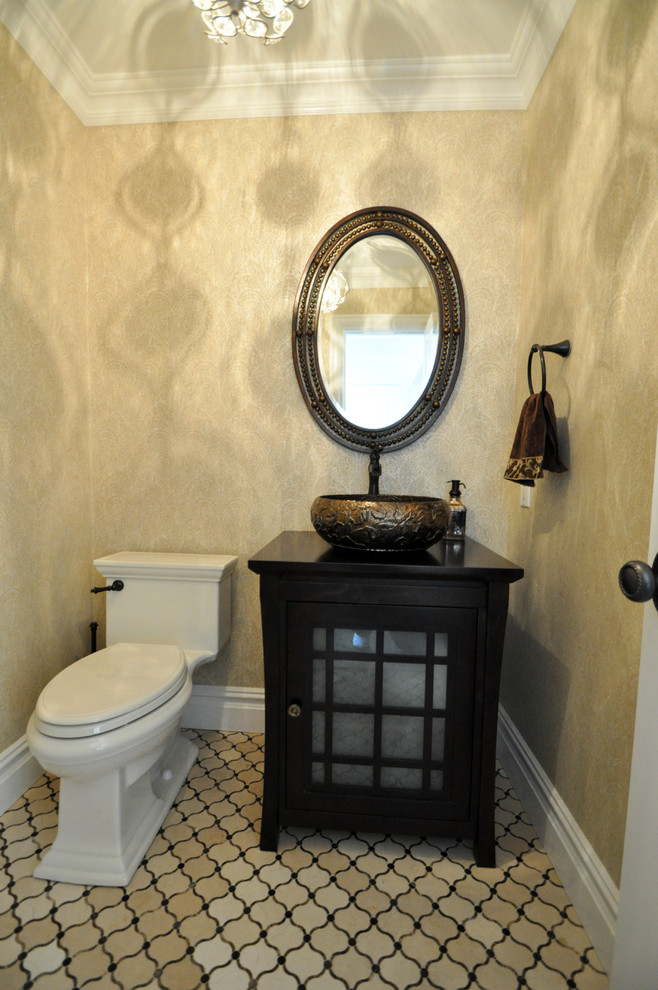 This is an example of a traditional cloakroom in New York.