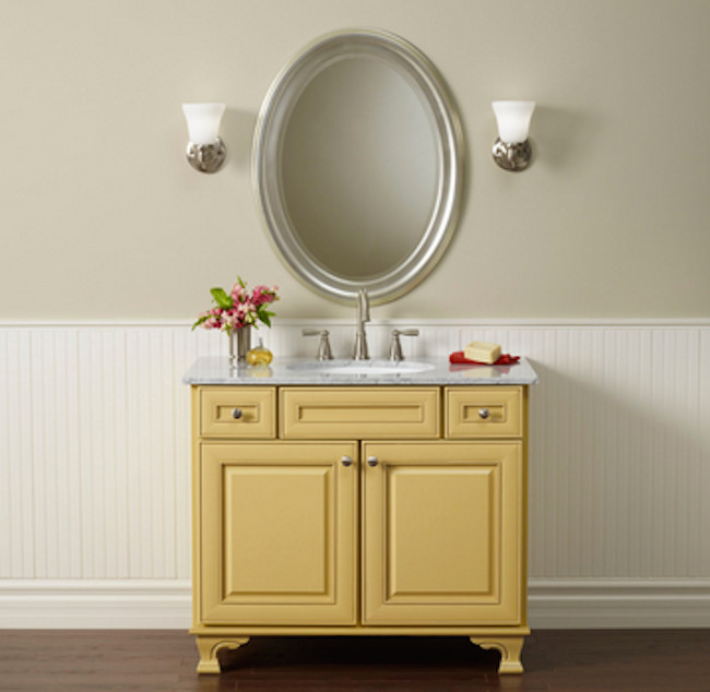 Yellow Bathroom Vanity Houzz, Yellow Bathroom Vanity Unit