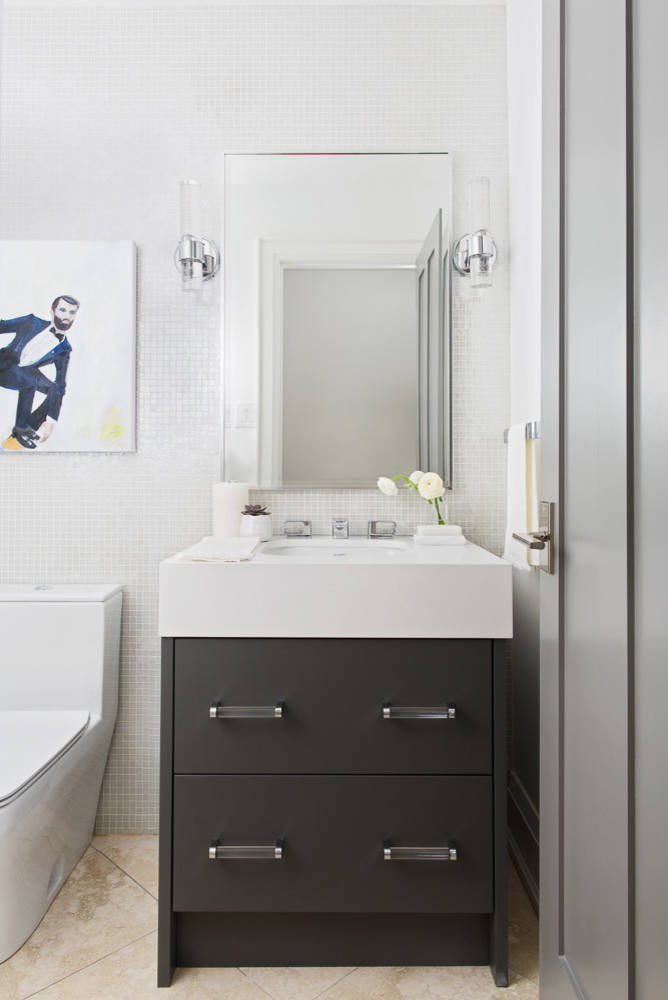 How To Choose A Bathroom Mirror Houzz Uk, What Size Mirror For A 28 Inch Vanity