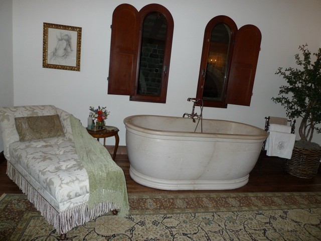 Photo of a mediterranean bathroom in New York.