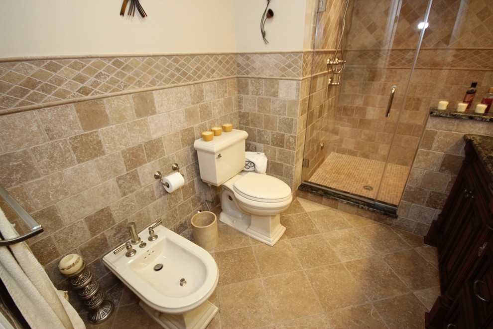 This is an example of a traditional bathroom in New York.