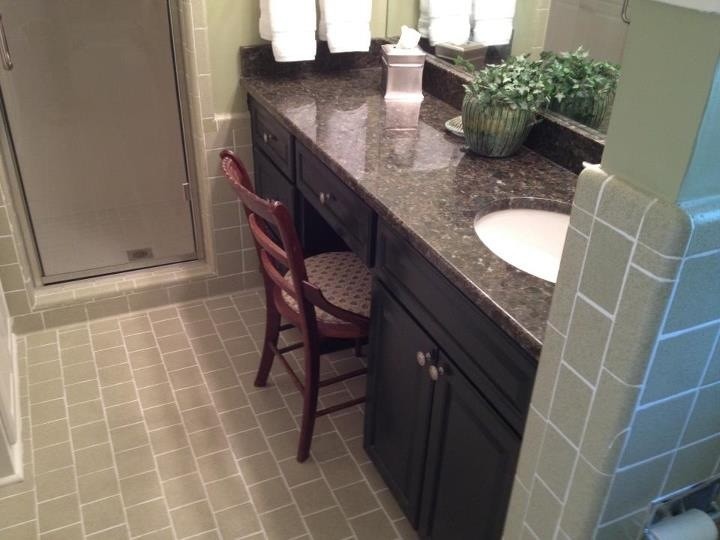 Example of a classic bathroom design in New Orleans