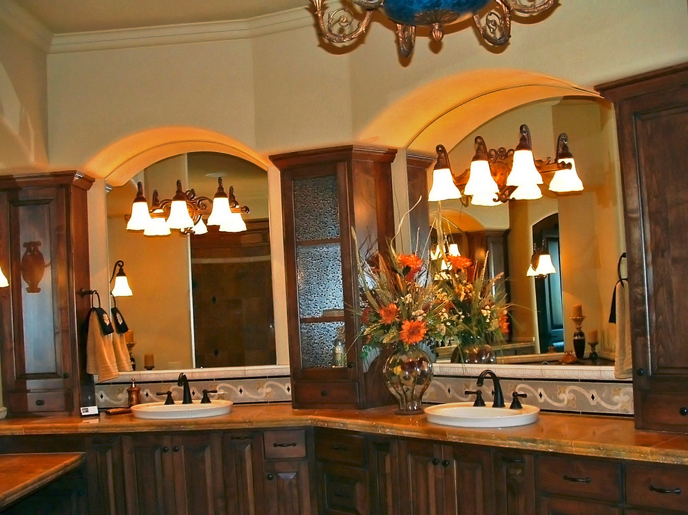 This is an example of a mediterranean bathroom in Seattle.