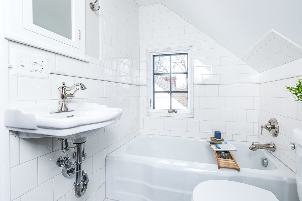 ボルチモアにあるトラディショナルスタイルのおしゃれな浴室の写真