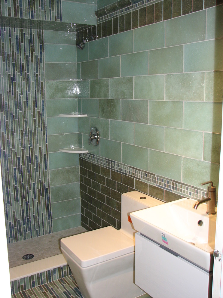 BATHROOMS Modern Bathroom New York by Tiles Unlimited of