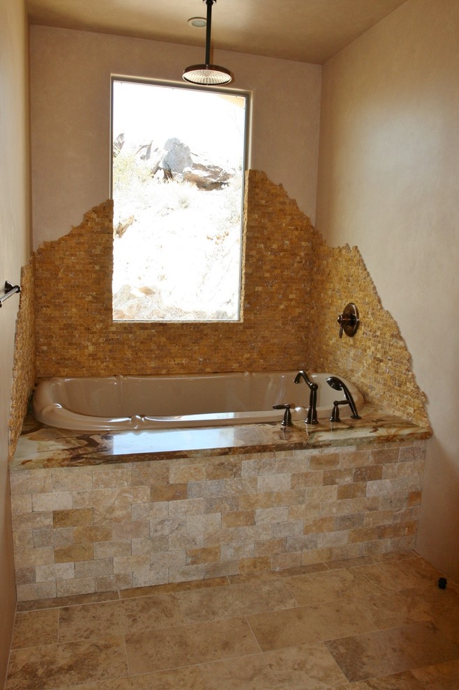 Inspiration for a mediterranean bathroom in Phoenix.
