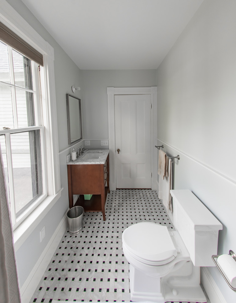 Design ideas for a classic bathroom in Boston.