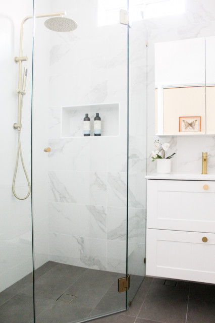 Bayswater Bathroom Renovation Ensuite Modern Bathroom Perth By On The Ball Bathrooms