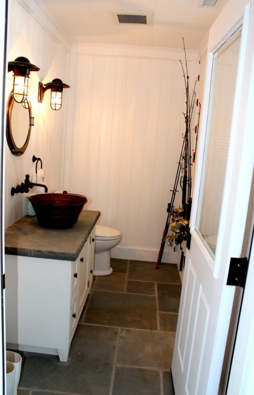 Bathroom - coastal bathroom idea in Philadelphia