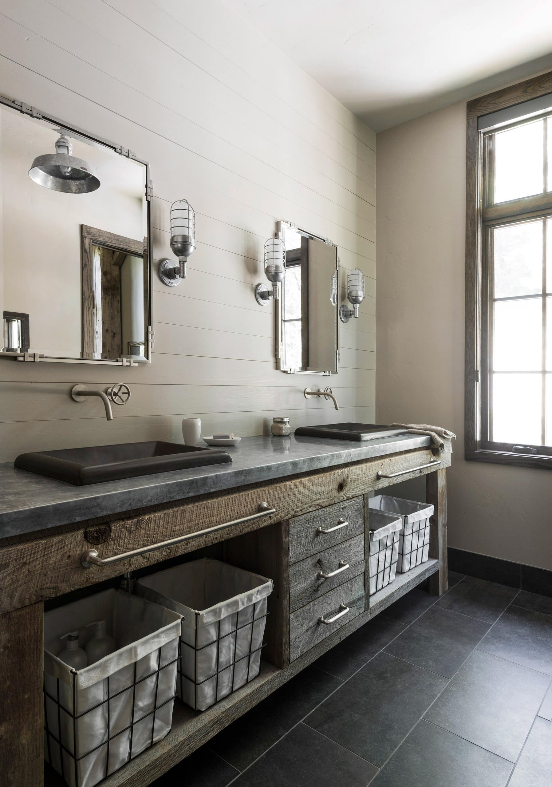 75 Rustic Bathroom with Concrete Countertops Ideas You'll Love - March,  2024 | Houzz