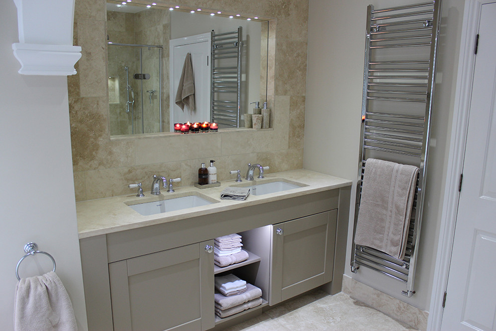 Inspiration for a timeless bathroom remodel in London