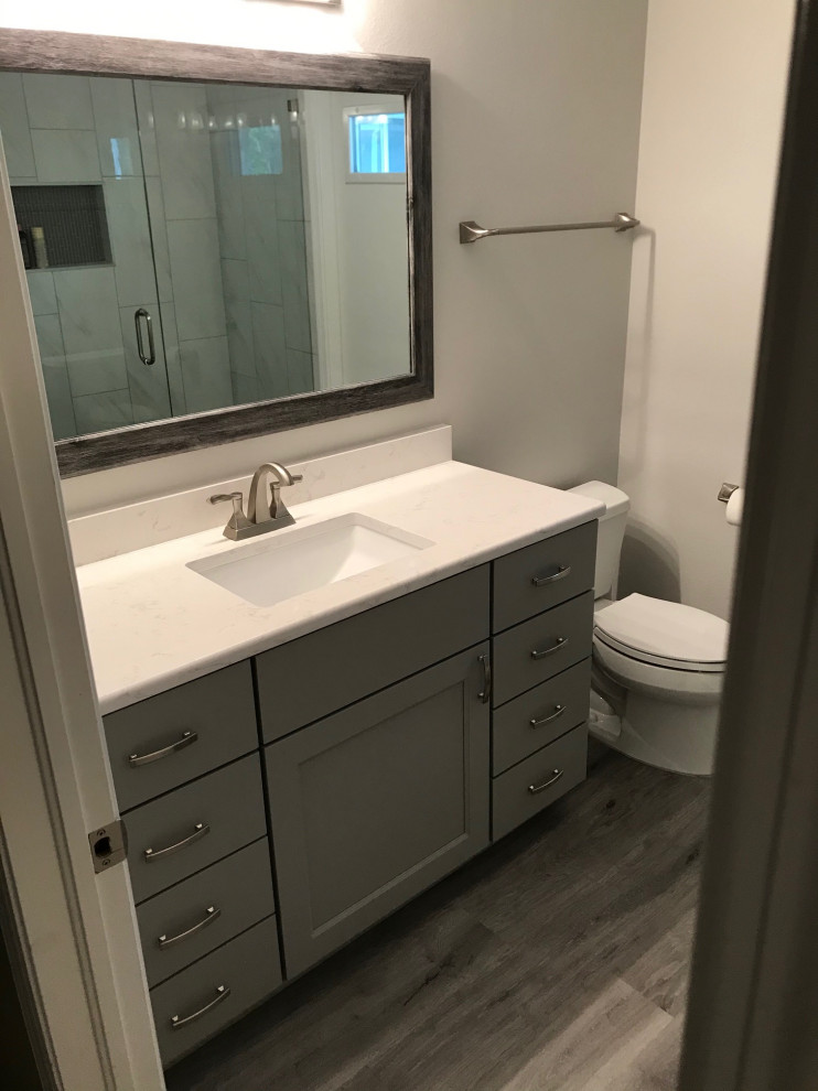 Beautiful Pool Bath Remodel Done in Willow Modern Bathroom Tampa