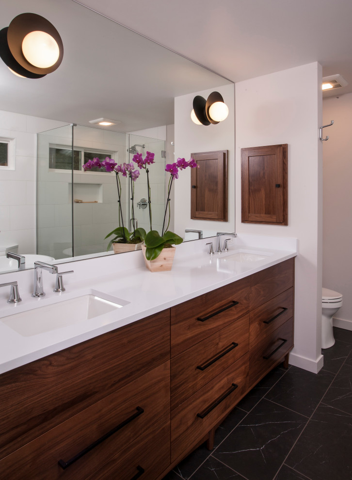 Bellevue Mid-Century Modern - Midcentury - Bathroom - Seattle - by ...