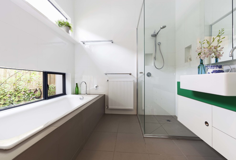 Bespoke Family Home, Coburg Bathroom Melbourne by RMR Architects