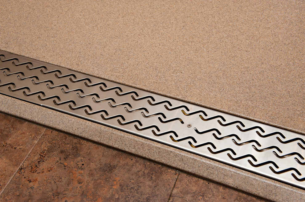Bestbath roll in shower pan shower drain trench drain Bathroom by Bestbath Houzz