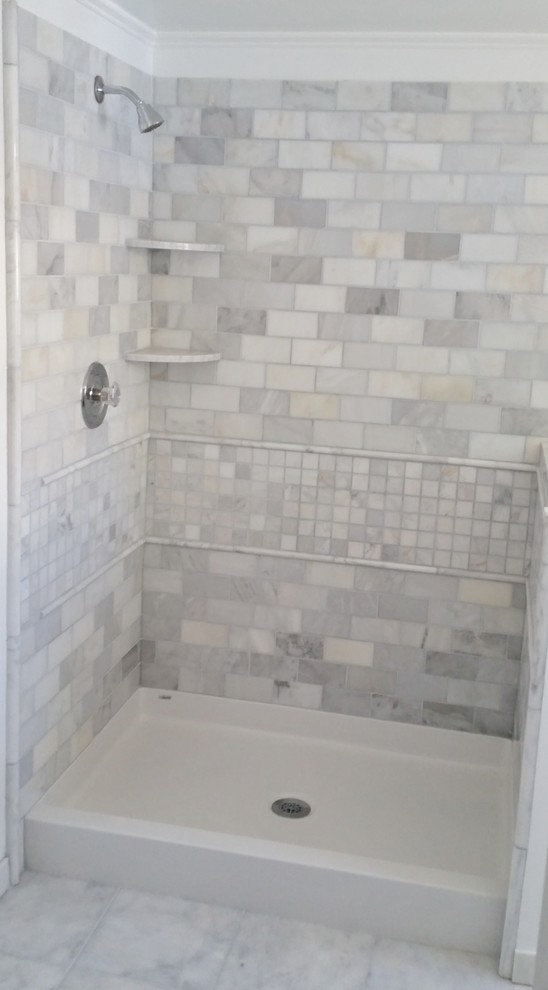 Bestbath Shower Pan Low Threshold, How To Do A Tile Shower Base