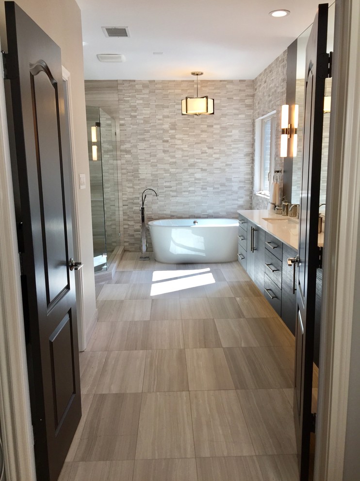 Bilko Granite & Tile before/after photos Modern Badezimmer