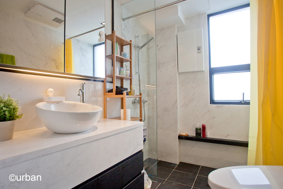 Black & White Compact - Modern - Bathroom - Hong Kong - by Urban Design ...