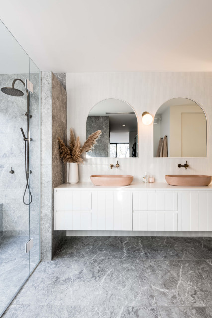 houzz bathroom mirrors and lighting