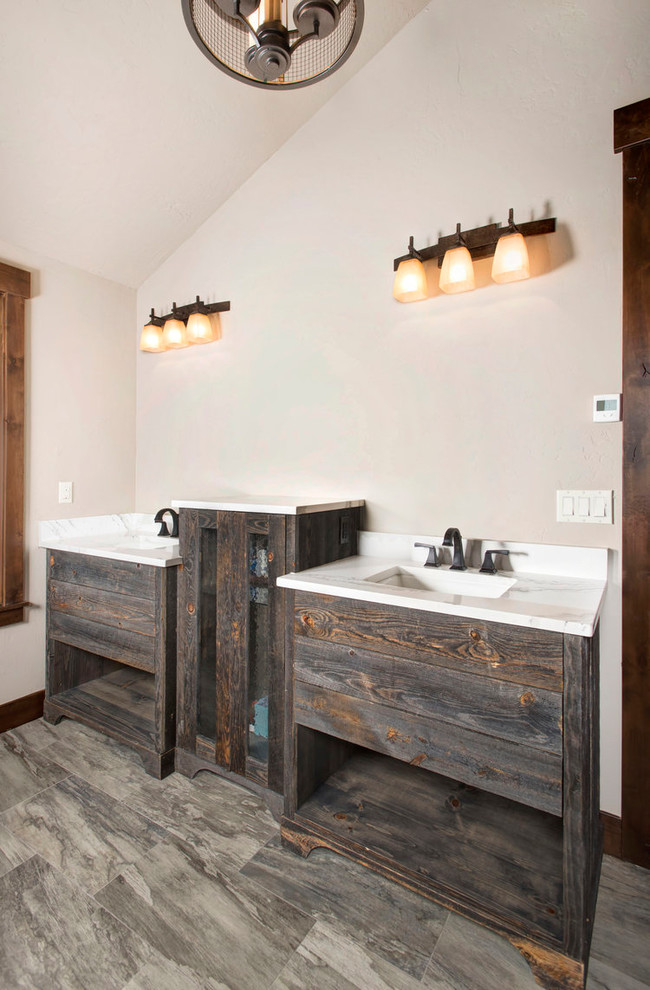 Blue River New Home Build - Rustic - Bathroom - Denver - by Rocky ...
