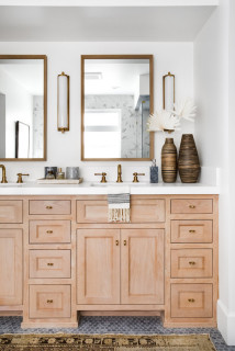 Blue + White Kitchen - Transitional - Bathroom - Los Angeles - by B & J ...