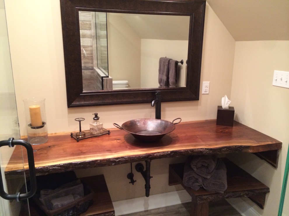 Bonus room, Bath, Office Rustic Bathroom Other by J & N