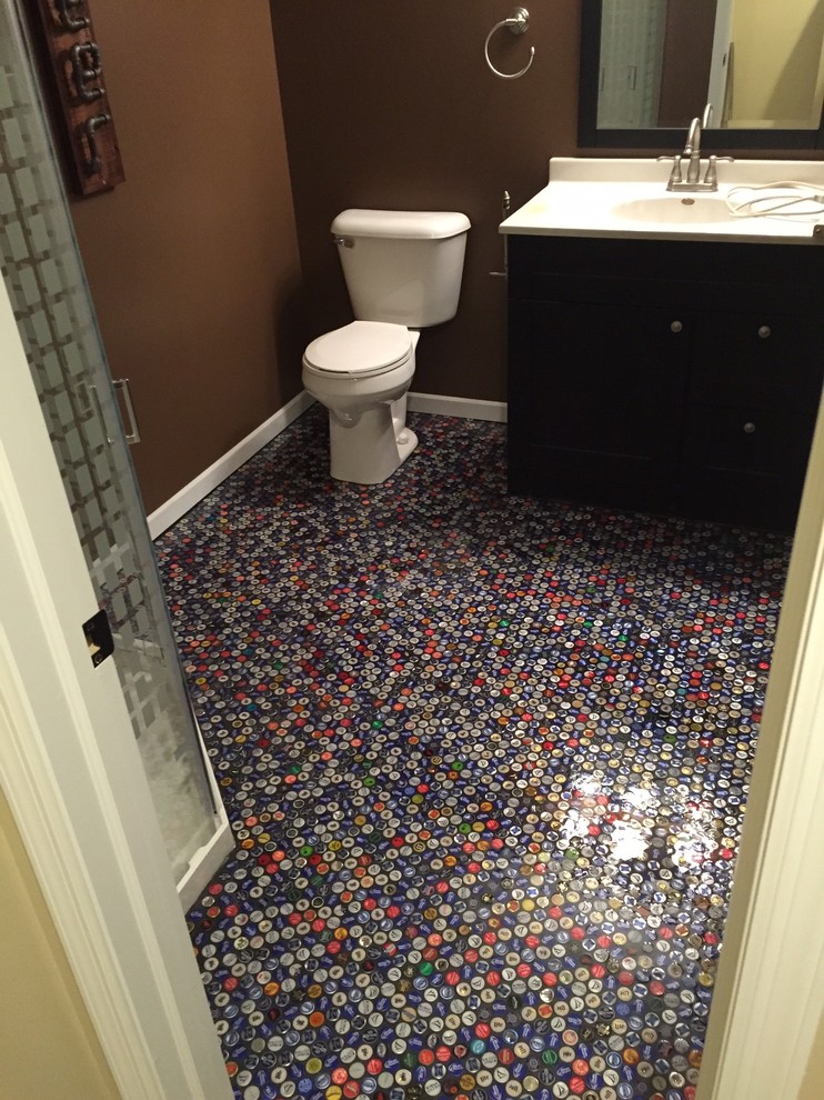 Bottle Cap Bathroom Floor Flooring Guide by Cinvex