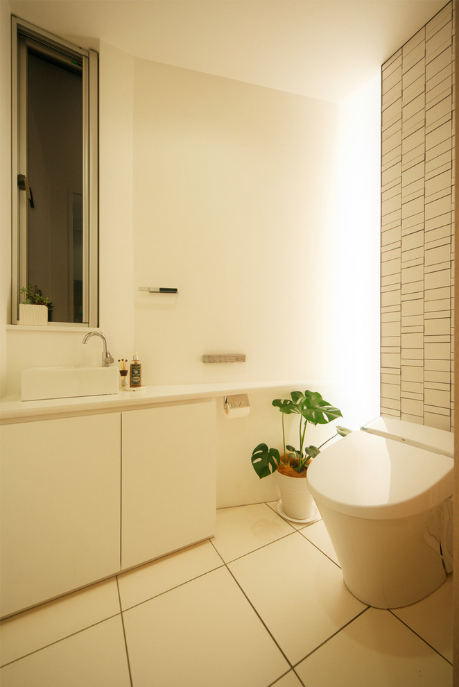 名古屋にあるコンテンポラリースタイルのおしゃれな浴室の写真
