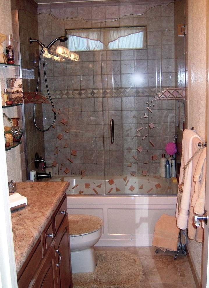 Design ideas for an eclectic bathroom in Other.