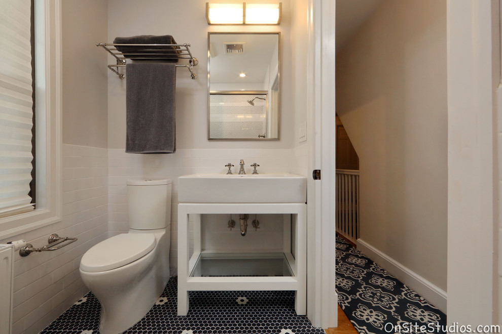 Bathroom - eclectic bathroom idea in Boston
