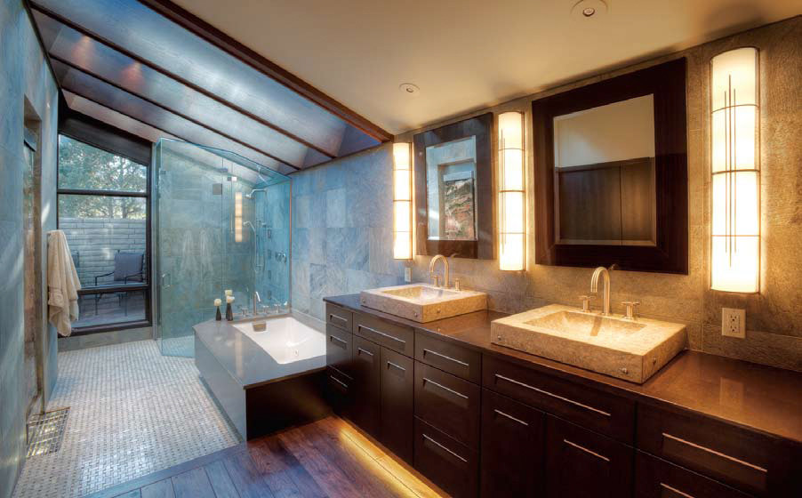 Exemple d'une salle de bain moderne.