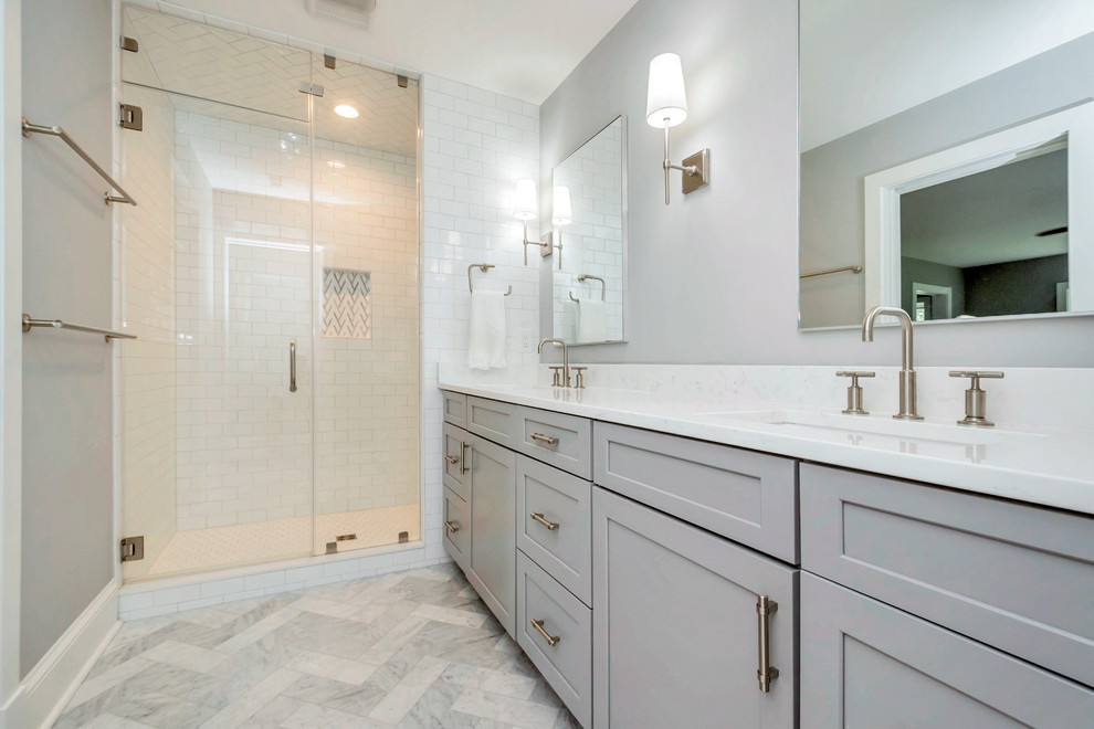 Brooke Drive Transitional Bathroom DC Metro