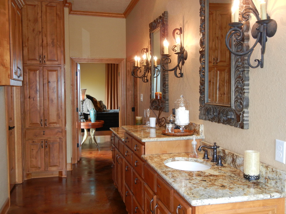 Buckhorn Rustic Bathroom Houston by Mill Creek Custom Homes Houzz