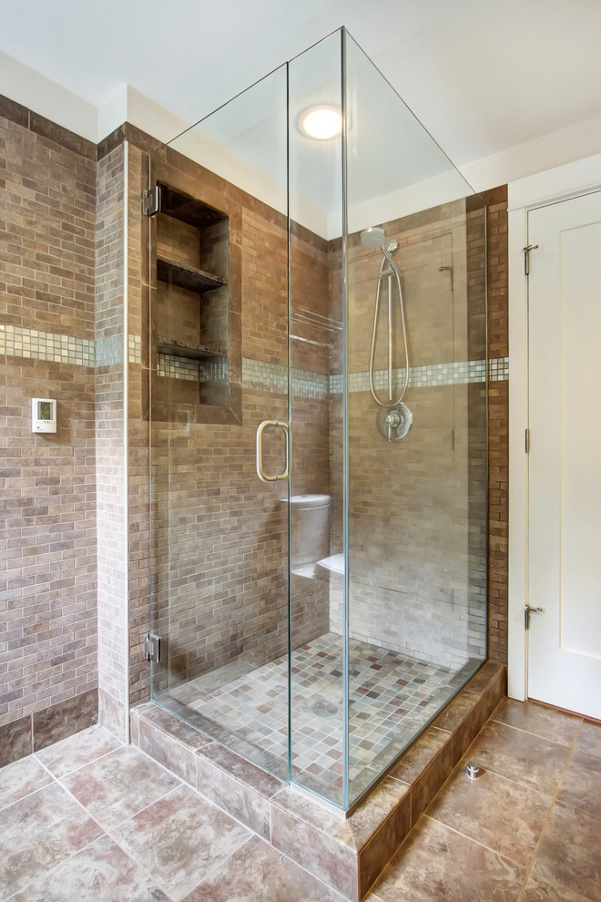 Craftsman Bathroom Seattle, 1 215 Shower Floor Tiles