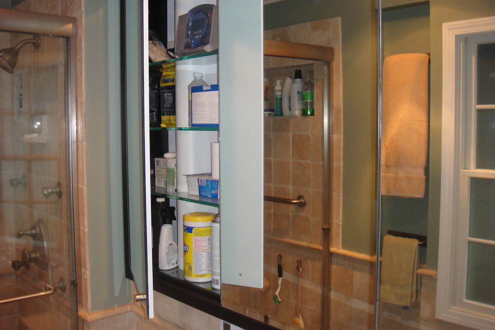 Built in Medicine Cabinet - Contemporary - Bathroom - Chicago | Houzz