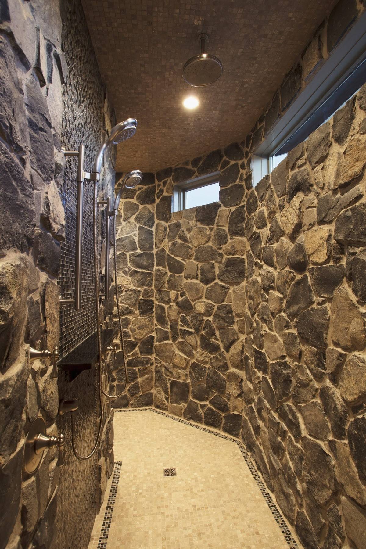 Stone Tile Shower - Photos & Ideas | Houzz